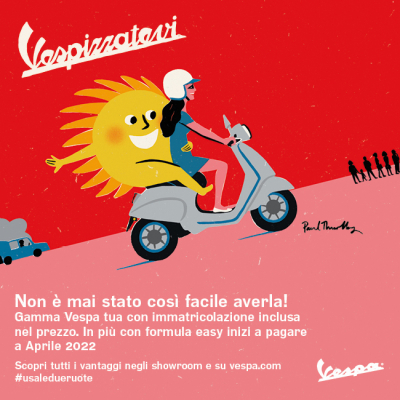 Promozione Vespa GTS