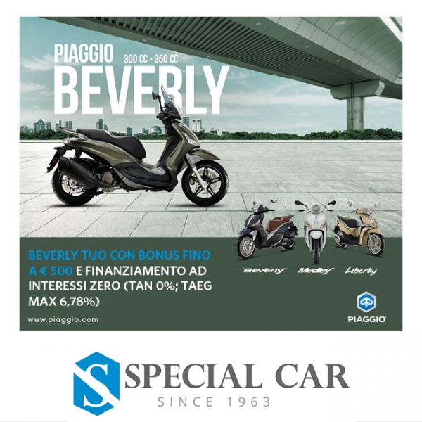 Promozione Piaggio Beverly