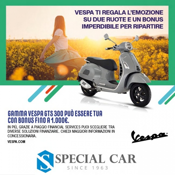 Promozione Vespa GTS 300